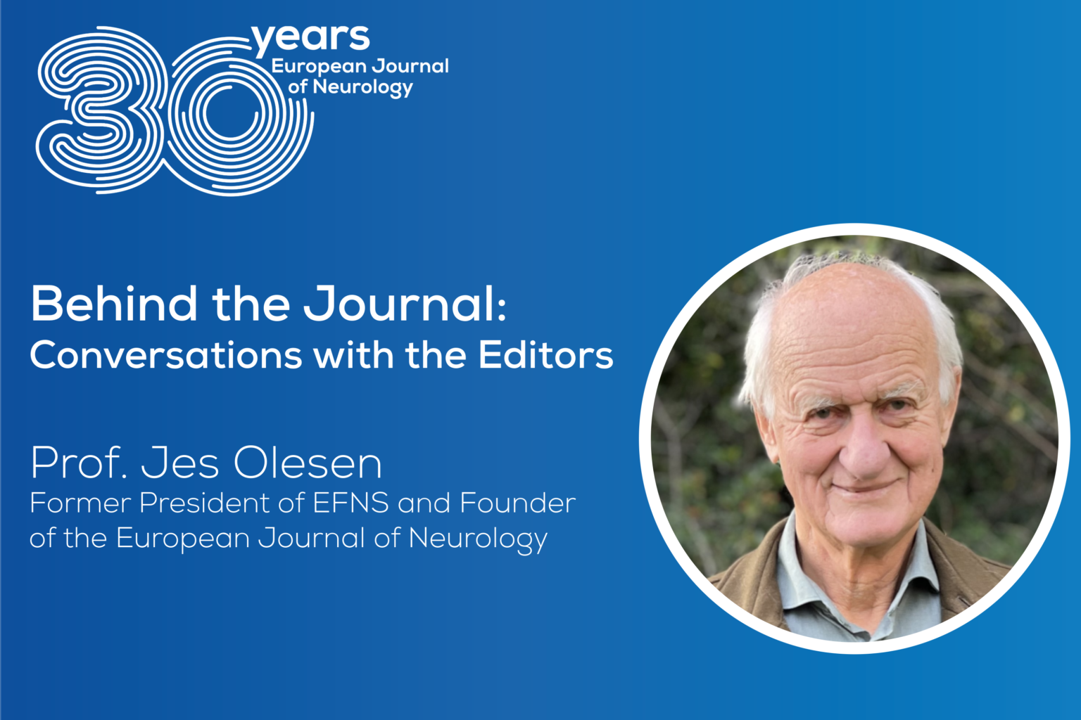 Video Interview: Prof. Jes Olesen, founder of the European Journal of ...